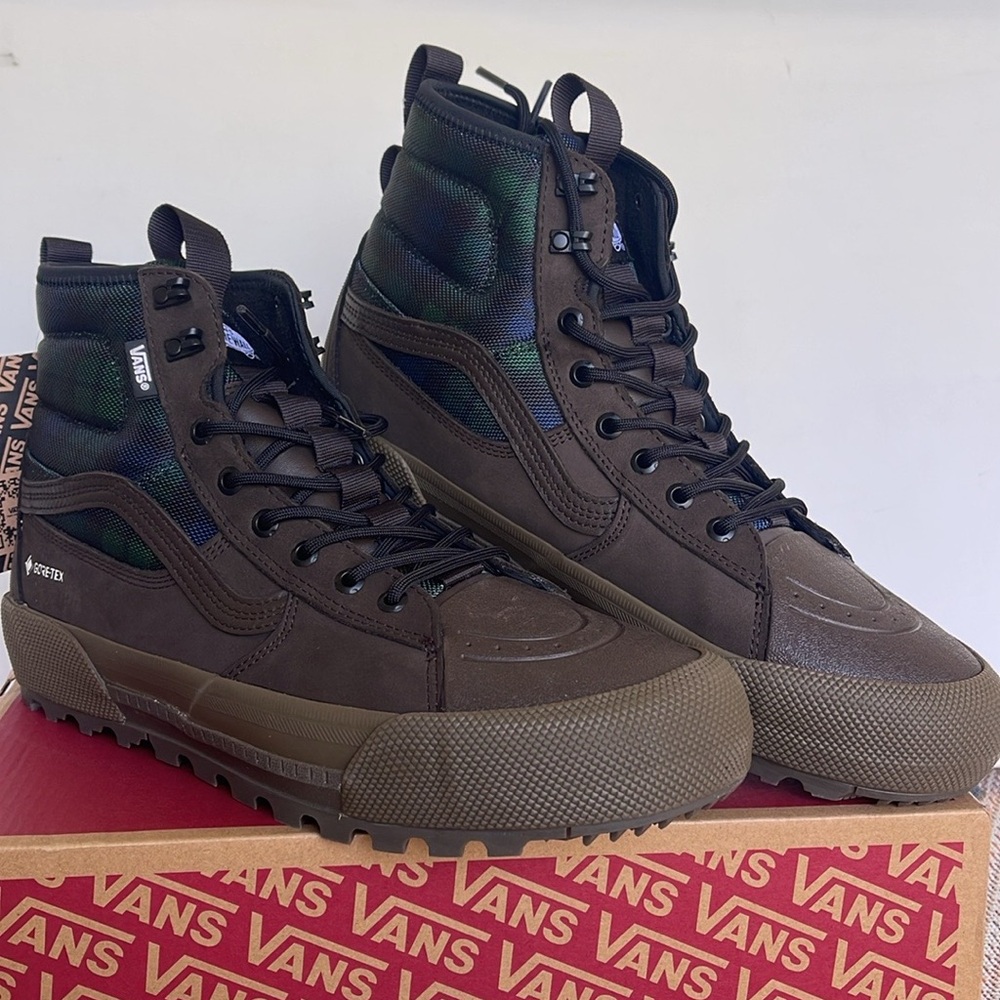 Vans WMNS Sk8-Hi Gore-Tex Mte-3
Tech Plaid Brown/Green
VN0A5111BGS
Boots - Picture 5 of 16